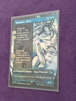 1 x Summon: Shiva - Foil - Borderless - Final Fantasy NM MTG - Image 2