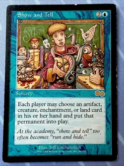 Show And Tell - USG - Magic The Gathering - Vintage 1998 WOTC - Image 1