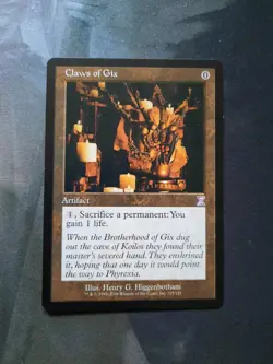 Magic the Gathering MTG - 1 x Claws of Gix - Timeshifted Time Spiral - EX - Image 1