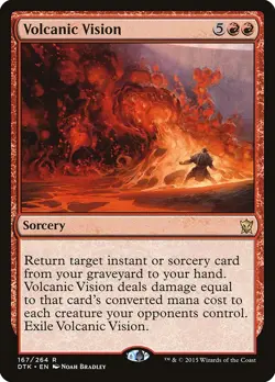 LP - Foil - Volcanic Vision - 167 - Dragons of Tarkir - Image 1