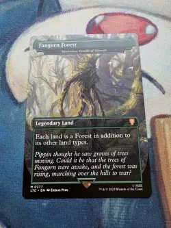 mtg Fangorn Forest (Yavimaya, Cradle of Growth) (0377) Borderless NonFoil NM-M - Image 1