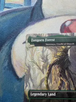 mtg Fangorn Forest (Yavimaya, Cradle of Growth) (0377) Borderless NonFoil NM-M - Image 3