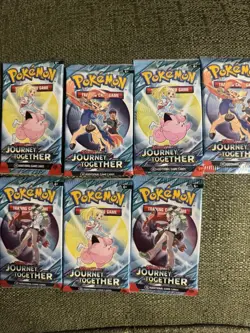 pokemon journey together booster pack lot - Image 1