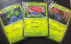 Oddish 001/094, Gloom 002/094, Vileplume 003/094 Cosmos Holo Promo, Pokemon TCG - Image 1