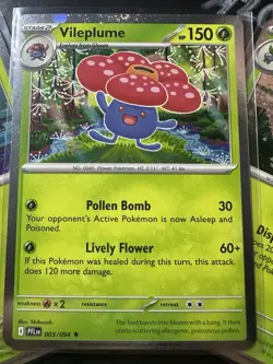 Oddish 001/094, Gloom 002/094, Vileplume 003/094 Cosmos Holo Promo, Pokemon TCG - Image 2