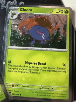 Oddish 001/094, Gloom 002/094, Vileplume 003/094 Cosmos Holo Promo, Pokemon TCG - Image 4