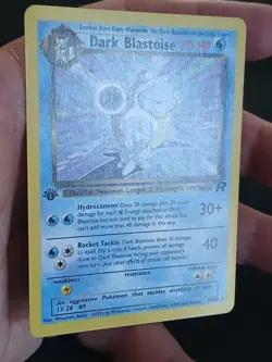 Pokemon TCG Dark Blastoise First Edition Non-Holo Card 20/82 LP - Image 4