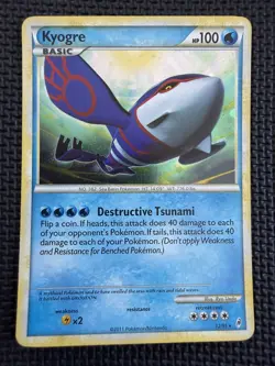 Kyogre 12/95 Holo NM – Call of Legends - Pokemon TCG 2011 - Image 1