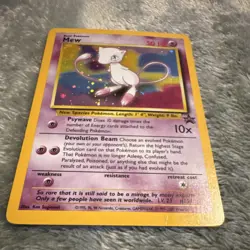 Pokemon TCG Mew Promo Holo Basic 50HP #151 1999 Nintendo Card Stock Psychic - Image 2