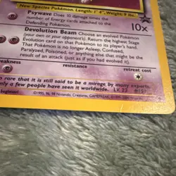 Pokemon TCG Mew Promo Holo Basic 50HP #151 1999 Nintendo Card Stock Psychic - Image 4