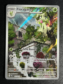 Floragato 197/193 Paldea Evolved Illustration Rare NM Pokemon Trading Card - Image 1