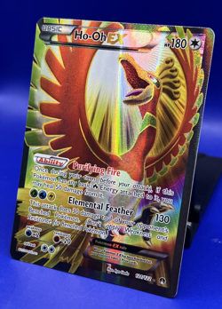 2016 Pokemon Ho-Oh EX Full Art 121/122 Rare Ultra XY Breakpoint Holo NM - Image 3