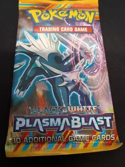 Pokemon TCG Black and White Plasma Blast Dialga 2013 Sealed Vintage Booster Pack - Image 2