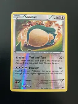 Pokemon TCG Snorlax XY - Fates Collide 77/124 - Image 1