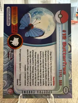 Butterfree 12 Pokemon Topps Chrome Spectra - Image 2