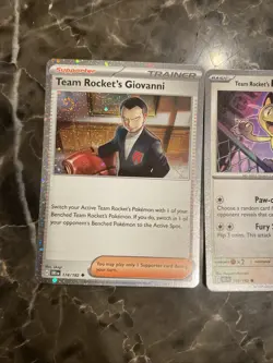 Pokemon Destined Rivals Cosmos Holo Team Rockets Geovanni And Meowth - Image 4