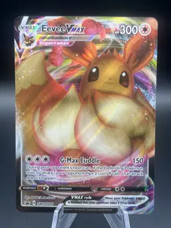 Eevee VMax SWSH087 Full Art Ultra Rare - 2021 Pokemon TCG Black Star Promo - Image 1