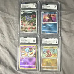 Pokemon CGC Gem Mint Radiant Gardevoir Eternatus Wormadam Graded Card Lot - Image 1