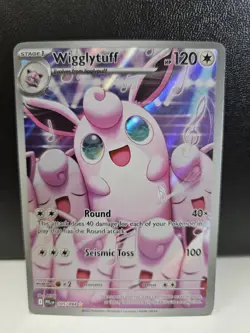 Pokemon TCG Wigglytuff 105/094 Me02: Phantasmal Flames Holo Illustration Rare NM - Image 1