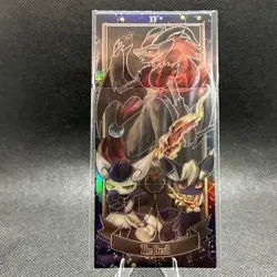 GOLD Tarot The Devil Pokemon Eif Origins 2.0 Zoroark Elf Origin Collection - Image 1