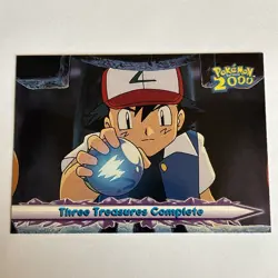 Three Treasures Complete Topps Pokemon The Movie 2000 #60 2000 - Image 1