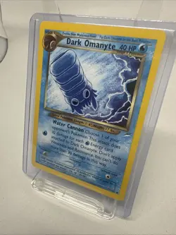 Dark Omanyte 37/105 Neo Destiny Unlimited Non-Holo Vintage NM Pokemon TCG - Image 2
