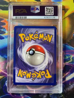POKEMON 2000 1ST EDITION TEAM ROCKET DARK ALAKAZAM #18 NON HOLO PSA MINT 9 - Image 2