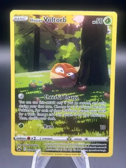 Hisuian Voltorb HOLO Full Art GG01/GG70 Mint PF Pokemon Crown Zenith - Image 1