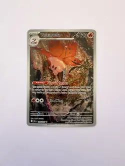 Pokemon Volcarona Sv: Black Bolt 100/086 Illustration Rare Holo English NM - Image 1