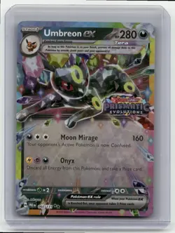 2025 Pokemon Prismatic Evolutions Surprise Box Umbreon EX Stamped Promo #060/131 - Image 1