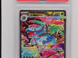 2025 Pokemon MEG EN Special Illustration Rare #177 Mega Venusaur ex PSA 10 GEM - Image 3