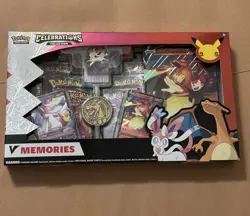 Pokemon TCG Celebrations V Memories Charizard Sylveon Collection Box New SEALED! - Image 1