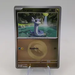 Dratini 150/217 Reverse Holo Energy Pattern Pokemon ME Ascending Heroes NM - Image 1
