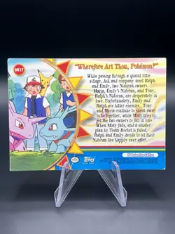 Topps Pokemon Series 3 Orange Islands 'Wherefore Art Thou, PokemonU' (Crease) - Image 2
