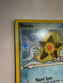 Pokemon TCG Staryu EX Deoxys Reverse Holo Common 77/107 2005 50 HP - Image 4
