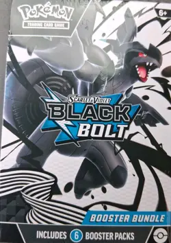 Pokemon TCG Scarlet & Violet Black Bolt Booster Bundle - New Factory Sealed - Image 1