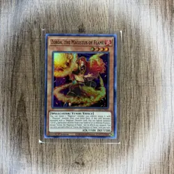 Yu-Gi-Oh! Zoroa, the Magistus of Flame (GEIM-EN002) 1st Edition Ultra Rare MP - Image 1