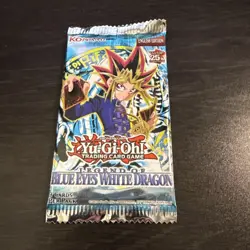 Yugioh "Legend of Blue-Eyes LOB" 9-Card 25th Anniversary Sealed Booster Pack X1 - Image 1