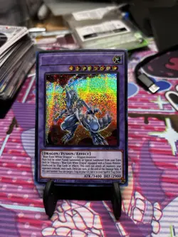 Yugioh Blue-Eyes Tyrant Dragon MP23-EN019 No Name No Imprint Misprint Error - Image 1