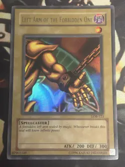 Yugioh: Left Arm Of The Forbidden One - LOB-123 - Ultra Rare - Unlimited - HP - Image 1