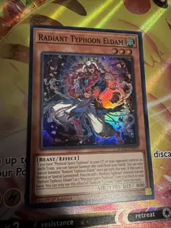 Radiant Typhoon Eldam DOOD-EN013 Doom Of Dimensions Super Rare 1st Ed Yu-Gi-Oh! - Image 1