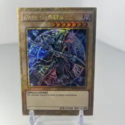 Yugioh Dark Magician MVP1-ENGV3 Gold Secret Rare Limited Edition NM - Image 1