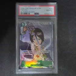 Bandai Tashigi Alternate Art Foil Rare OP12-031 Legacy of the Master 2025 PSA 10 - Image 1