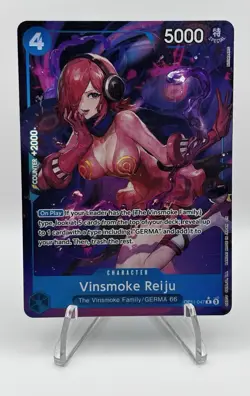 One Piece CCG Vinsmoke Reiju OP11-047 Alt Art Rare - English - PACK FRESH MINT - Image 1