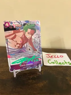 Christopher Sabat Autograph Roronoa Zoro Juuro Treasure Rare ST18-004 One Piece - Image 2