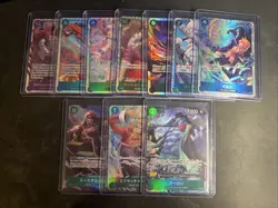 Japanese And English One Piece Lot Alt Arts And SR NM Check desc - Image 1