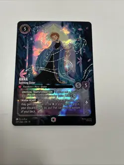 Disney Lorcana - Anna - Soothing Sister - Winterspell - Enchanted - 227/204 - Image 1