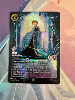Disney Lorcana - Anna - Soothing Sister - Winterspell - Enchanted - 227/204 - Image 2