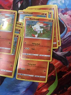 17x [COSMO HOLO] Scorbunny SWSH244 - Sword & Shield Promo Card - Pokemon - 4980 - Image 2