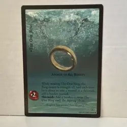 Decipher The One Ring Answer to All Riddles 4R1 Lord of the Rings TCG Card - Image 1